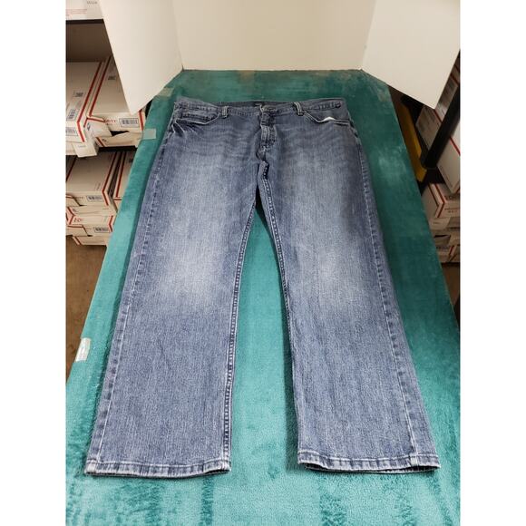 Nautica Jeans Size 40x30 Mens Blue Pants Stretch Loose Baggy Relaxed Straight - Picture 1 of 14
